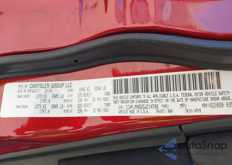 2014 Jeep Cherokee Sport from USA, damaged, VIN 1C4PJMAB2EW214706